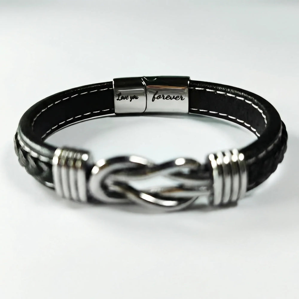 Infinovus - Infinity Charm Braided Wrist Bracelet
