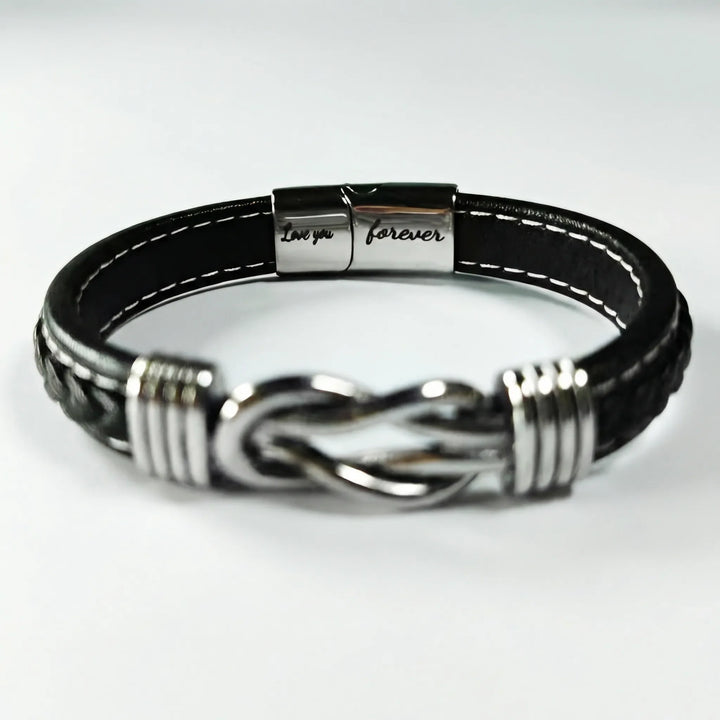 Infinovus - Infinity Charm Braided Wrist Bracelet