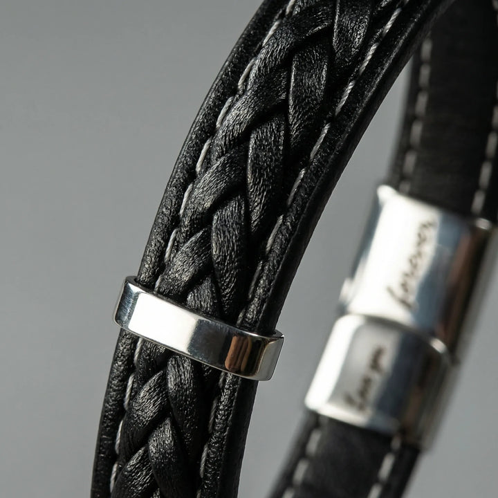 Infinovus - Infinity Charm Braided Wrist Bracelet