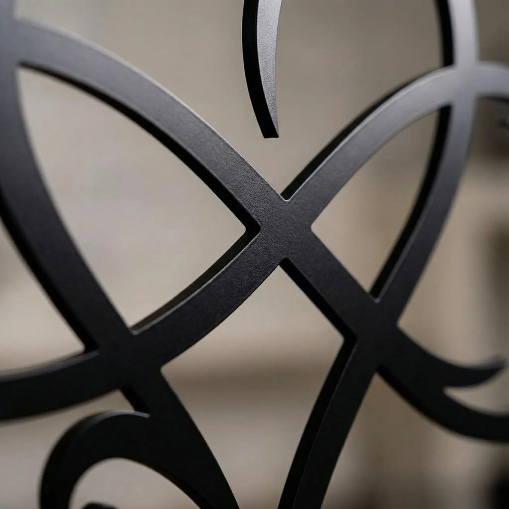 Infinvora - Infinity Heart Metal Wall Sculpture