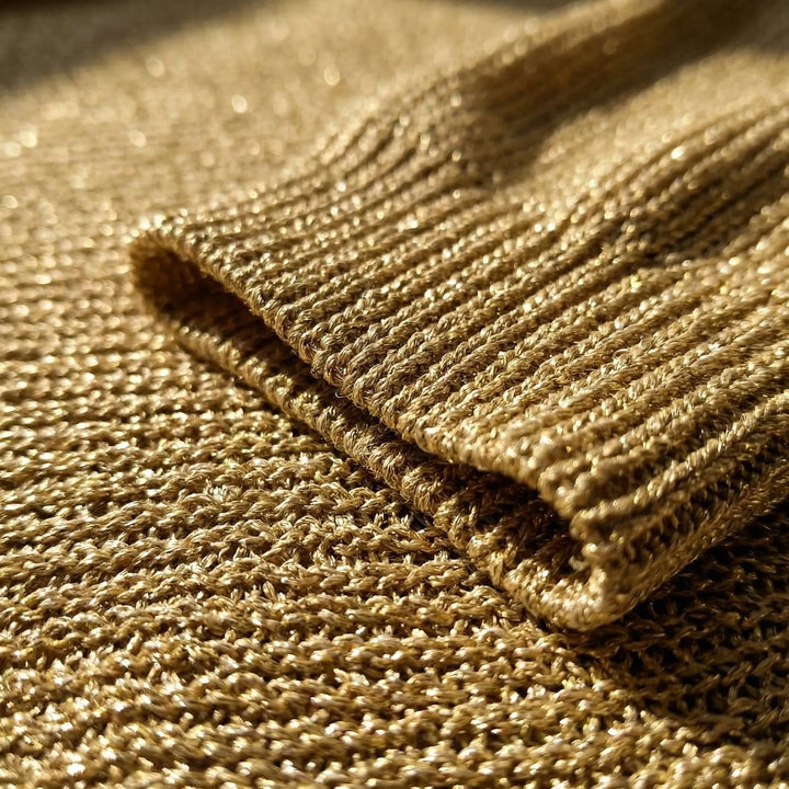 Khavilon - Relaxed Crew-Neck Knit Top