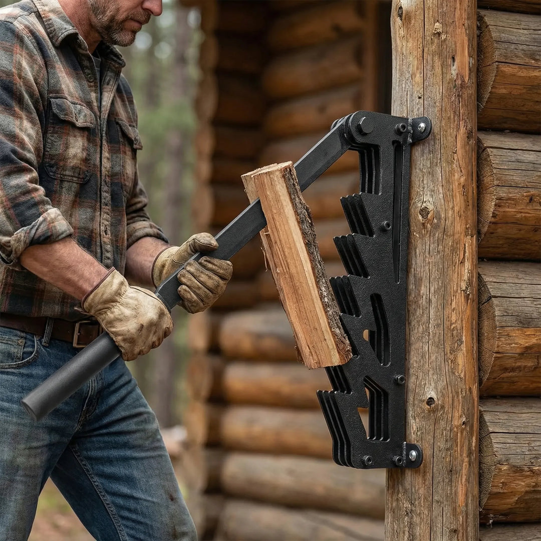 Kindlox - Wall-Mounted Kindling Splitting Tool