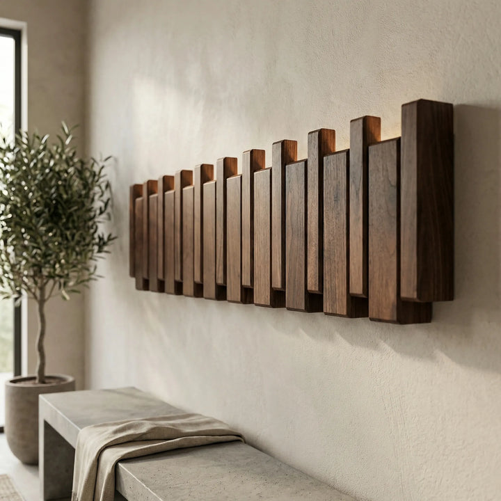 Klavura - Piano-Inspired Wall-Mounted Coat Rack