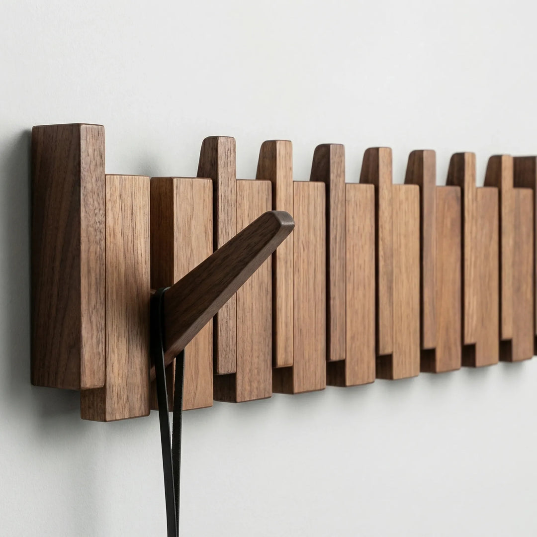 Klavura - Piano-Inspired Wall-Mounted Coat Rack