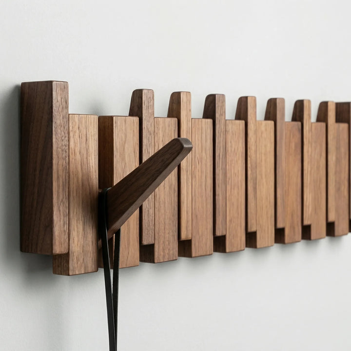 Klavura - Piano-Inspired Wall-Mounted Coat Rack