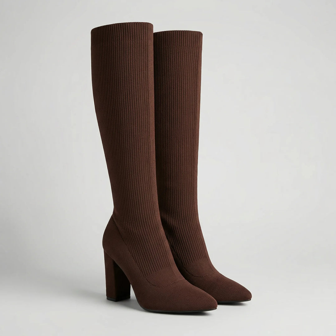 Kneelara - Knee-High Stretch Slip-On Boot