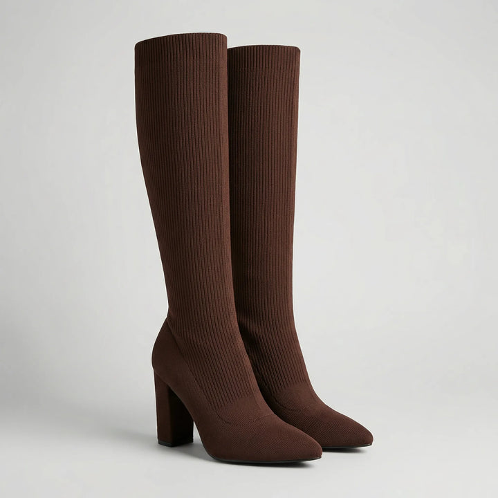 Kneelara - Knee-High Stretch Slip-On Boot