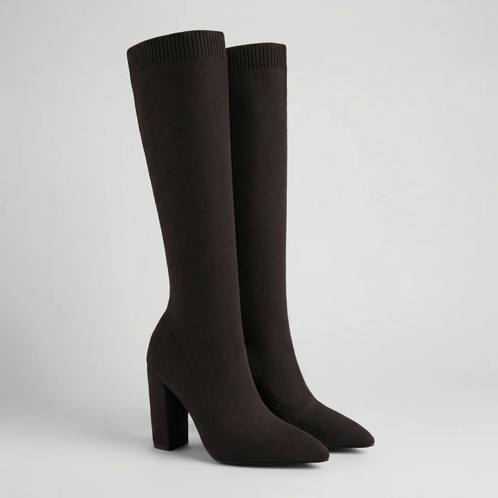 Kneelara - Knee-High Stretch Slip-On Boot