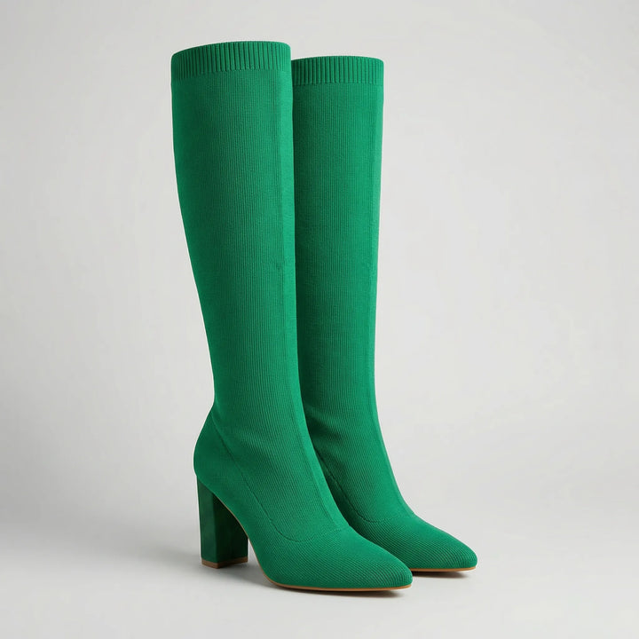 Kneelara - Knee-High Stretch Slip-On Boot