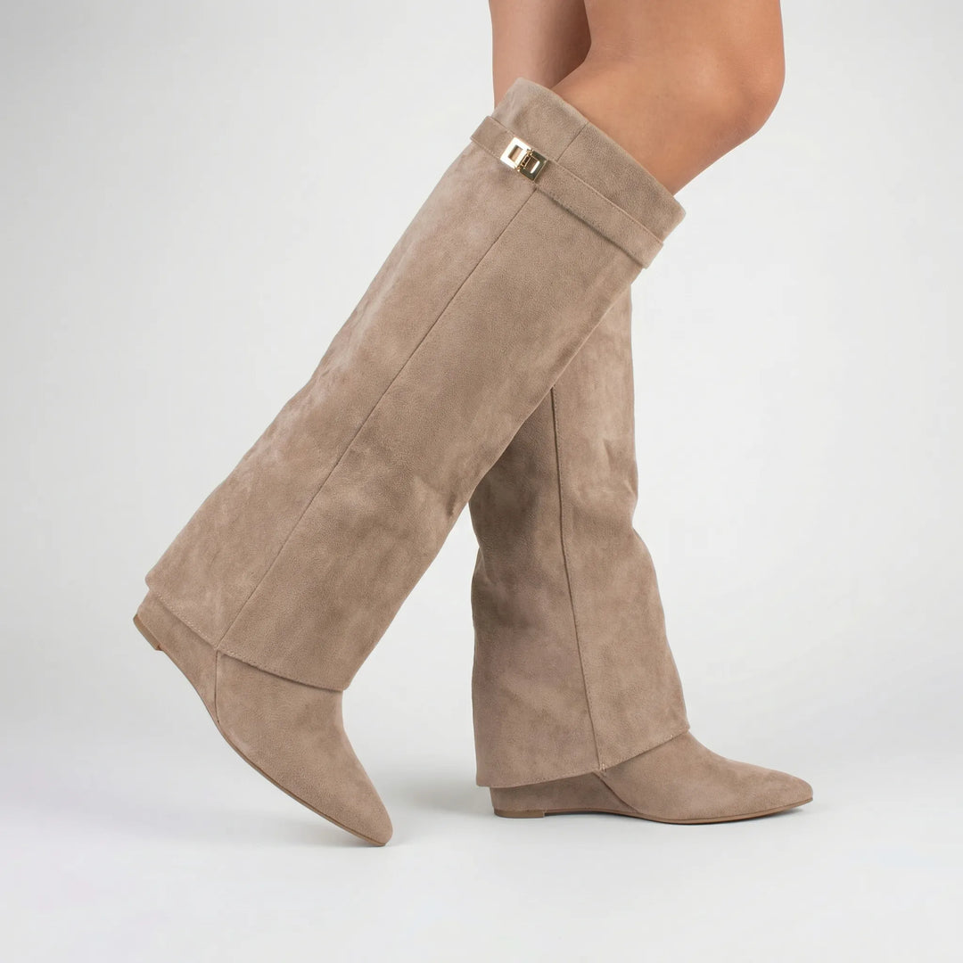 Kneelix - Knee-High Block Heel Boot