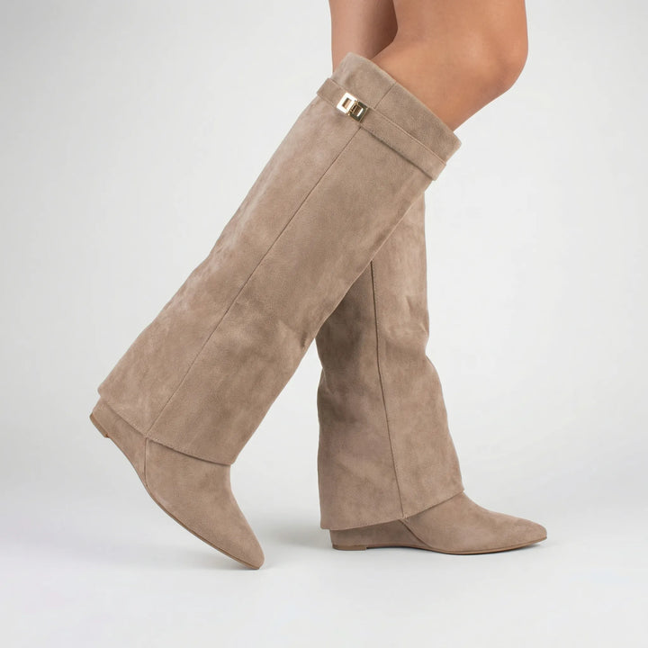 Kneelix - Knee-High Block Heel Boot