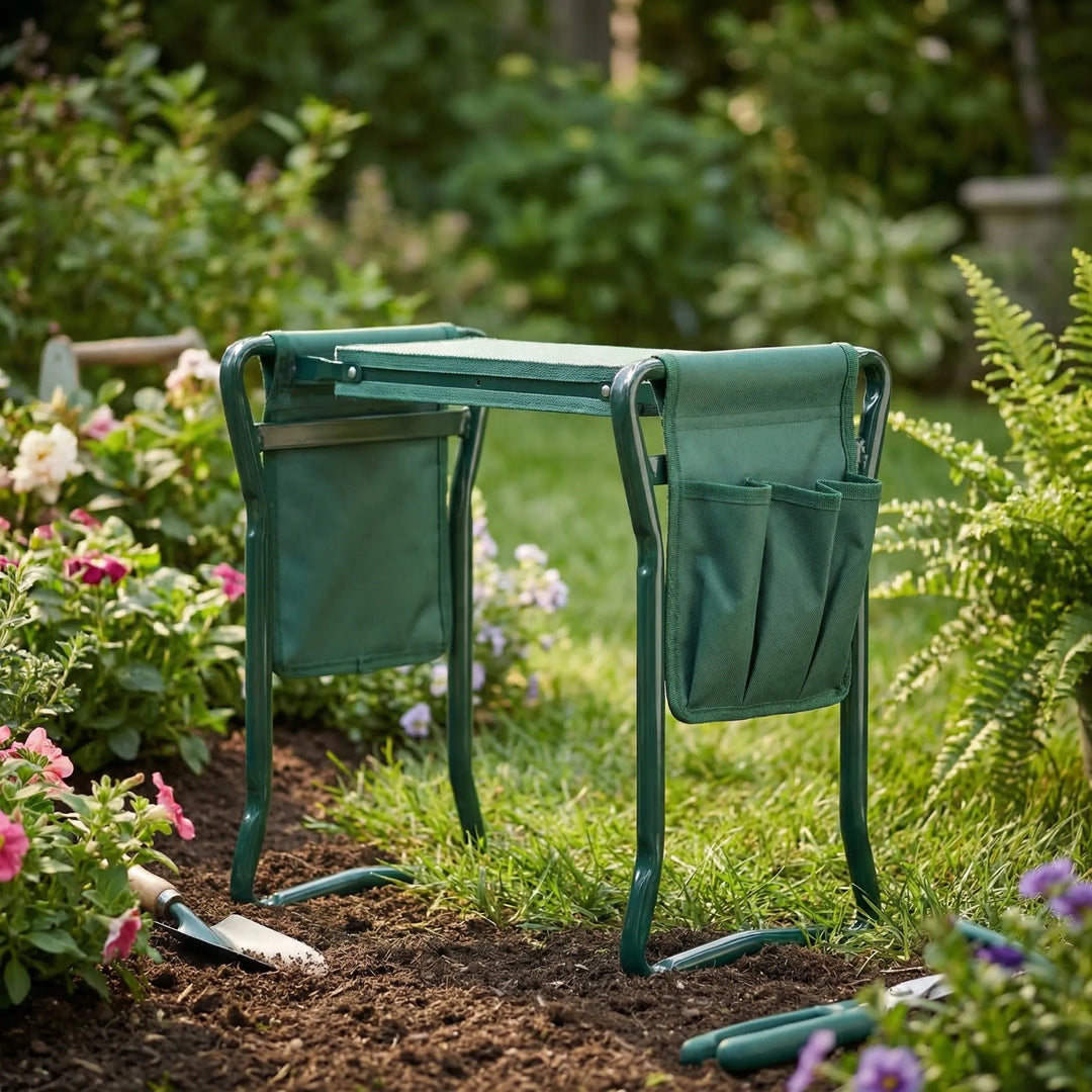 Kneelora - Foldable 2-In-1 Garden Kneeler Seat