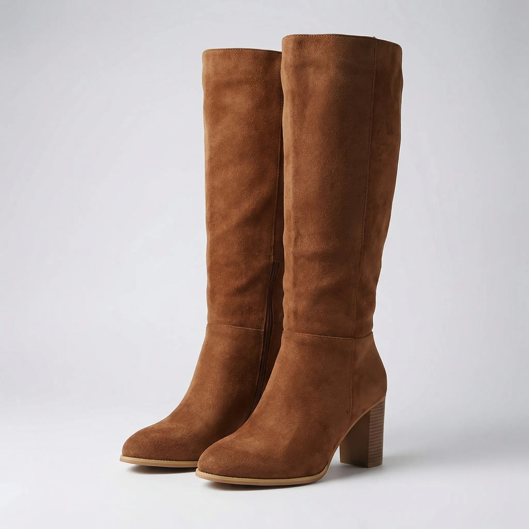 Kneeva - Knee-High Block Heel Boot