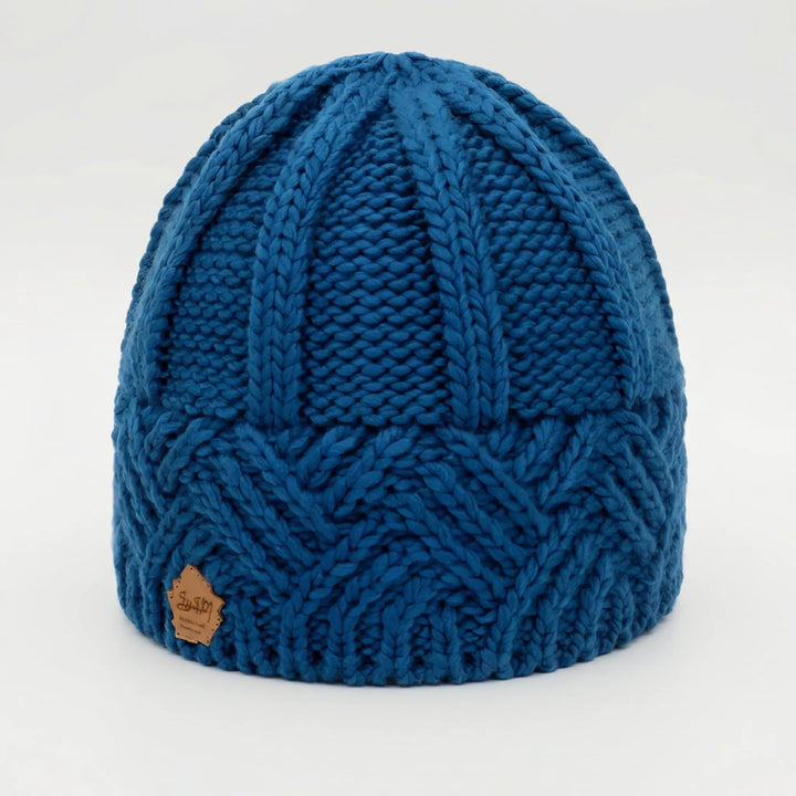 Knitova - Ribbed Knit Fold-Over Cuff Beanie