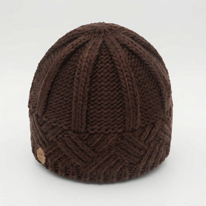 Knitova - Ribbed Knit Fold-Over Cuff Beanie
