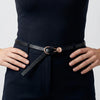 Slim Knuten Bow Midja Bälte
