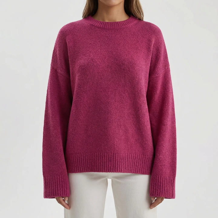 Knovelle - Oversized Chunky Knit Pullover Sweater