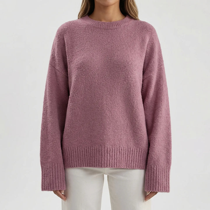 Knovelle - Oversized Chunky Knit Pullover Sweater