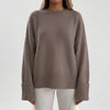 Oversized Chunky Knit Pullover Tröja
