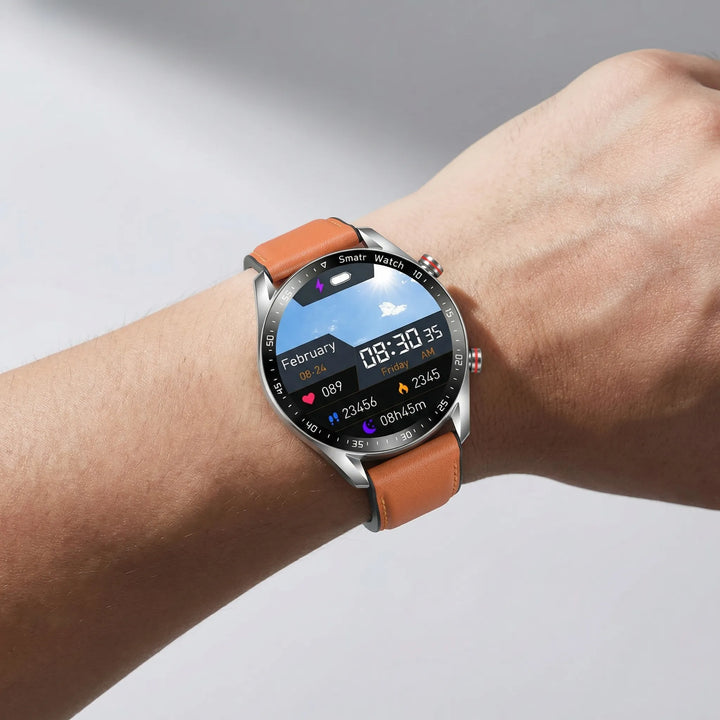 Kronova - Round-Dial Health Tracking Smartwatch
