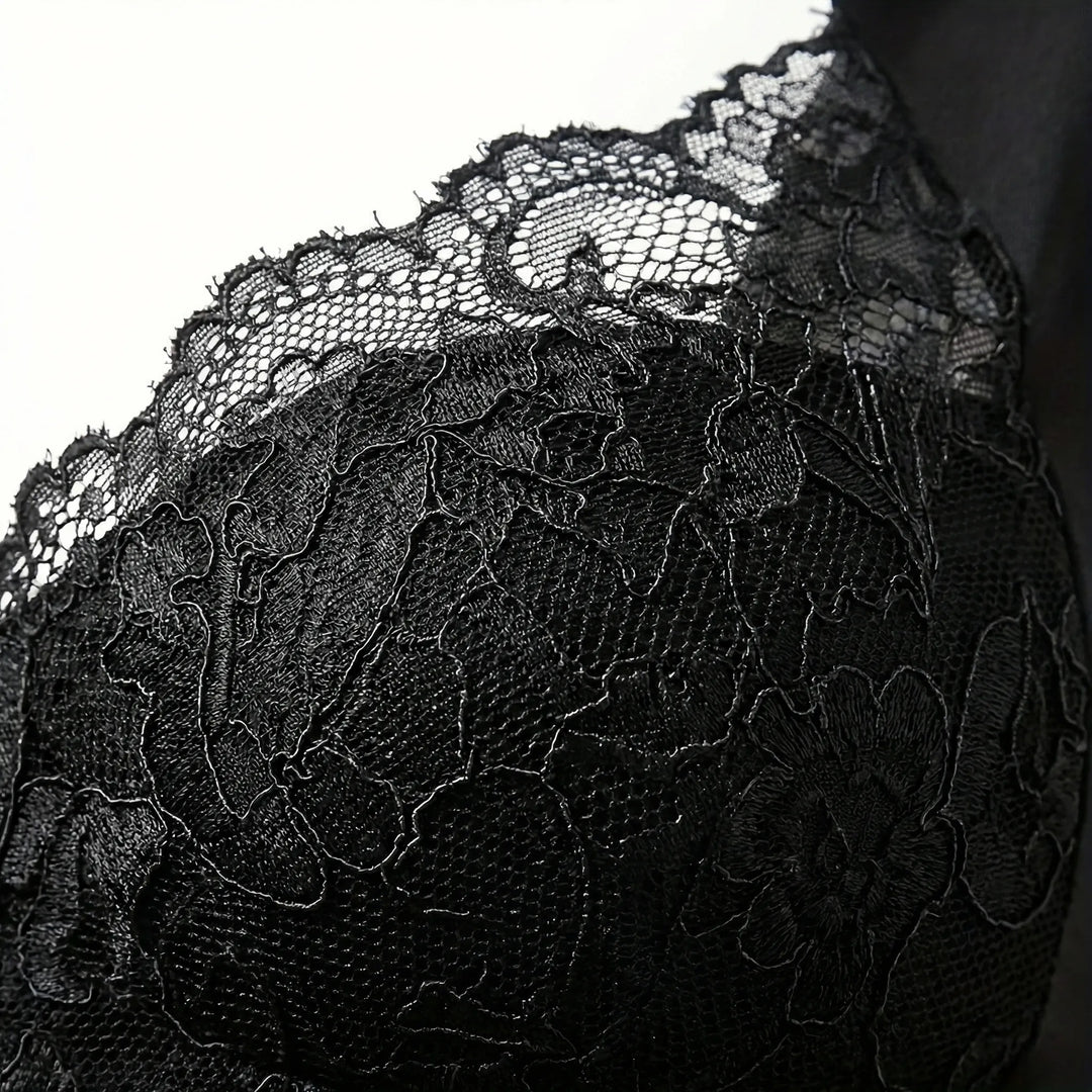 Laceva - Wireless Front-Closure Lace Bra Set
