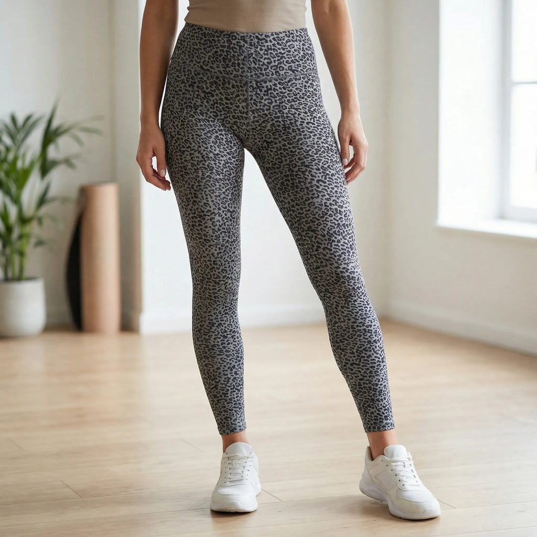 Leopriva - High-Waist Leopard Print Leggings