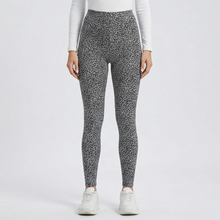 Leopriva - High-Waist Leopard Print Leggings