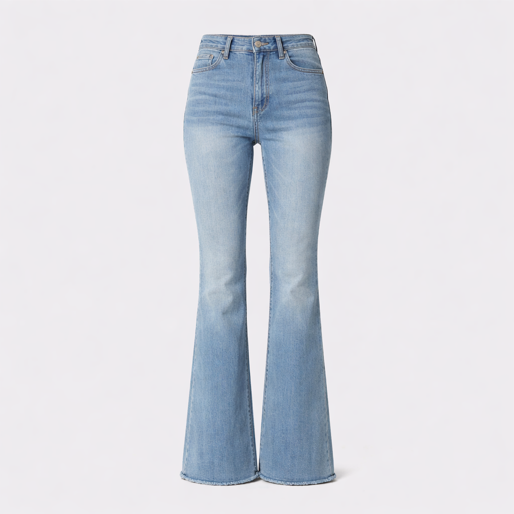 Slim Fit Högmidjade Jeans för Kvinnor