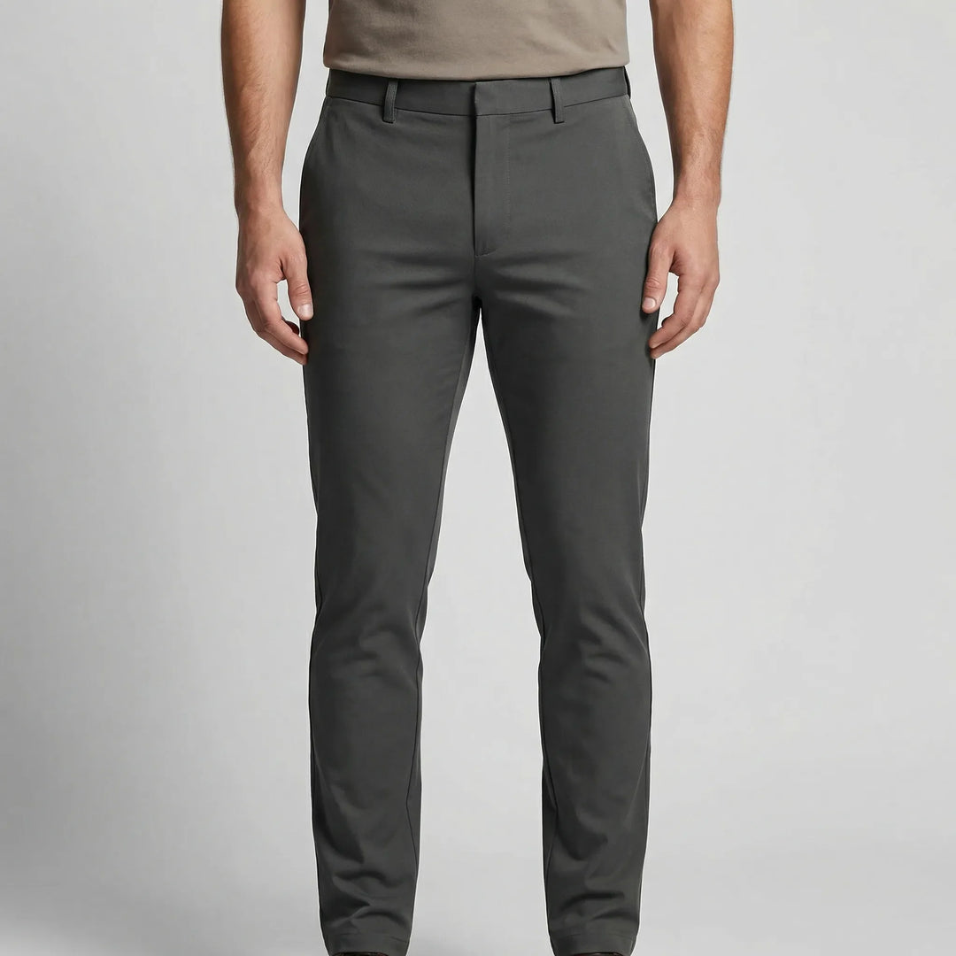 Linext - Mid-Rise Straight-Leg Dress Trousers