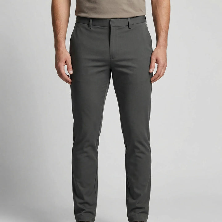 Linext - Mid-Rise Straight-Leg Dress Trousers