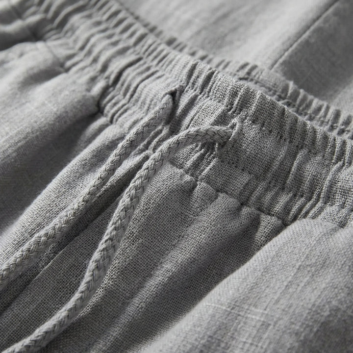 Linvara - Relaxed Fit Drawstring Waist Pants