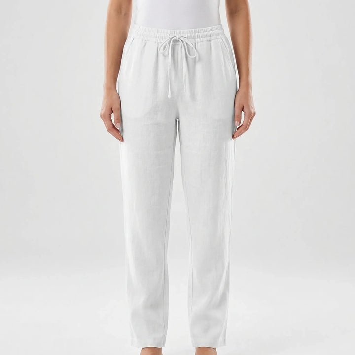 Linvara - Relaxed Fit Drawstring Waist Pants