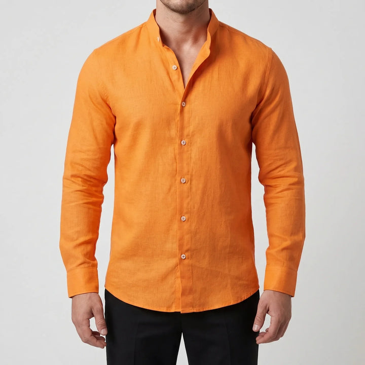 Linvero - Long Sleeve Tailored Button-Down Shirt