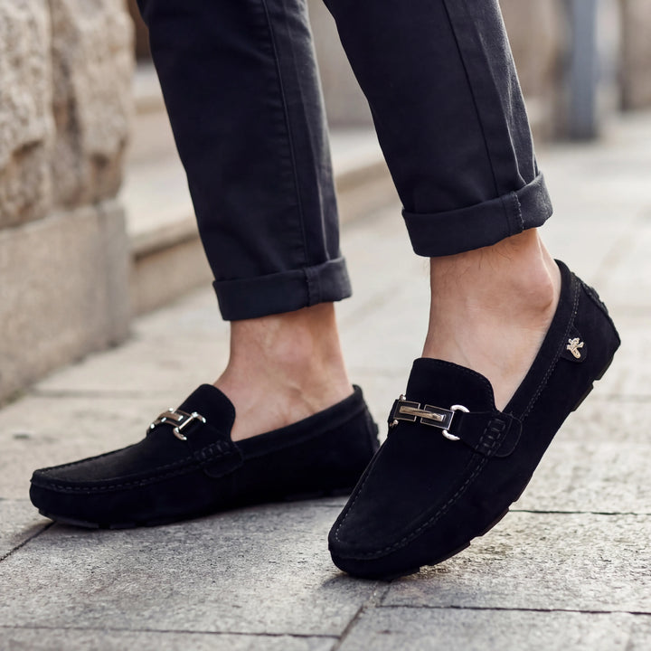 Loaveno - Slip-On Moccasin With Metal Accent