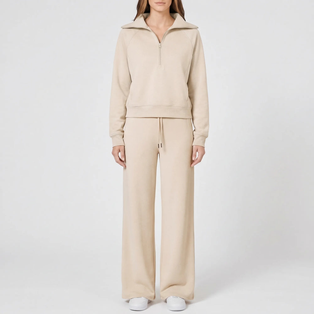 Lounivé - 2-Piece Half-Zip Lounge Set