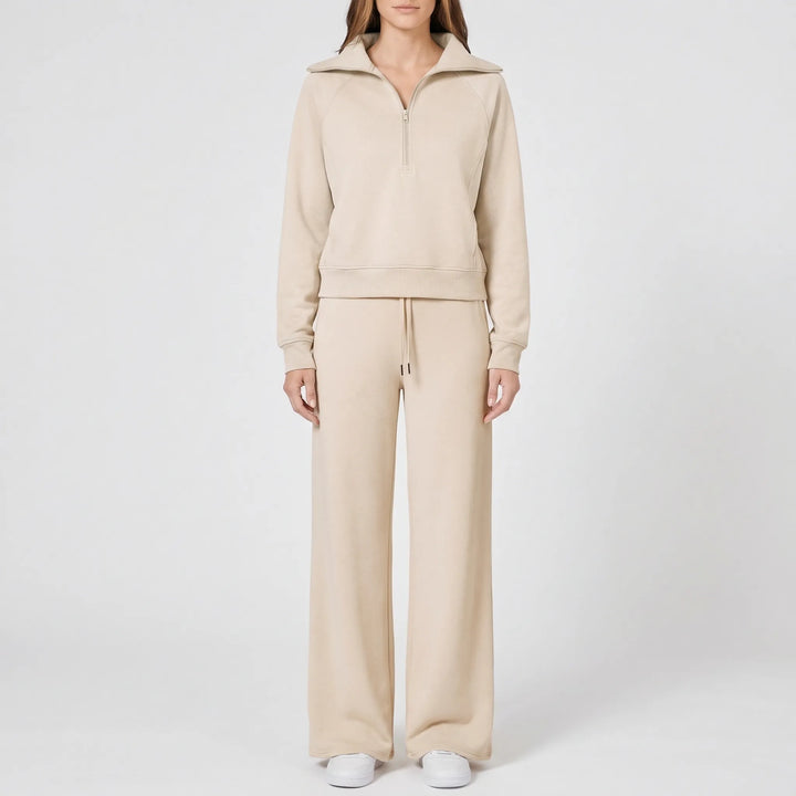 Lounivé - 2-Piece Half-Zip Lounge Set