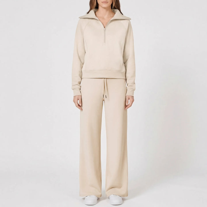 Lounivé - 2-Piece Half-Zip Lounge Set
