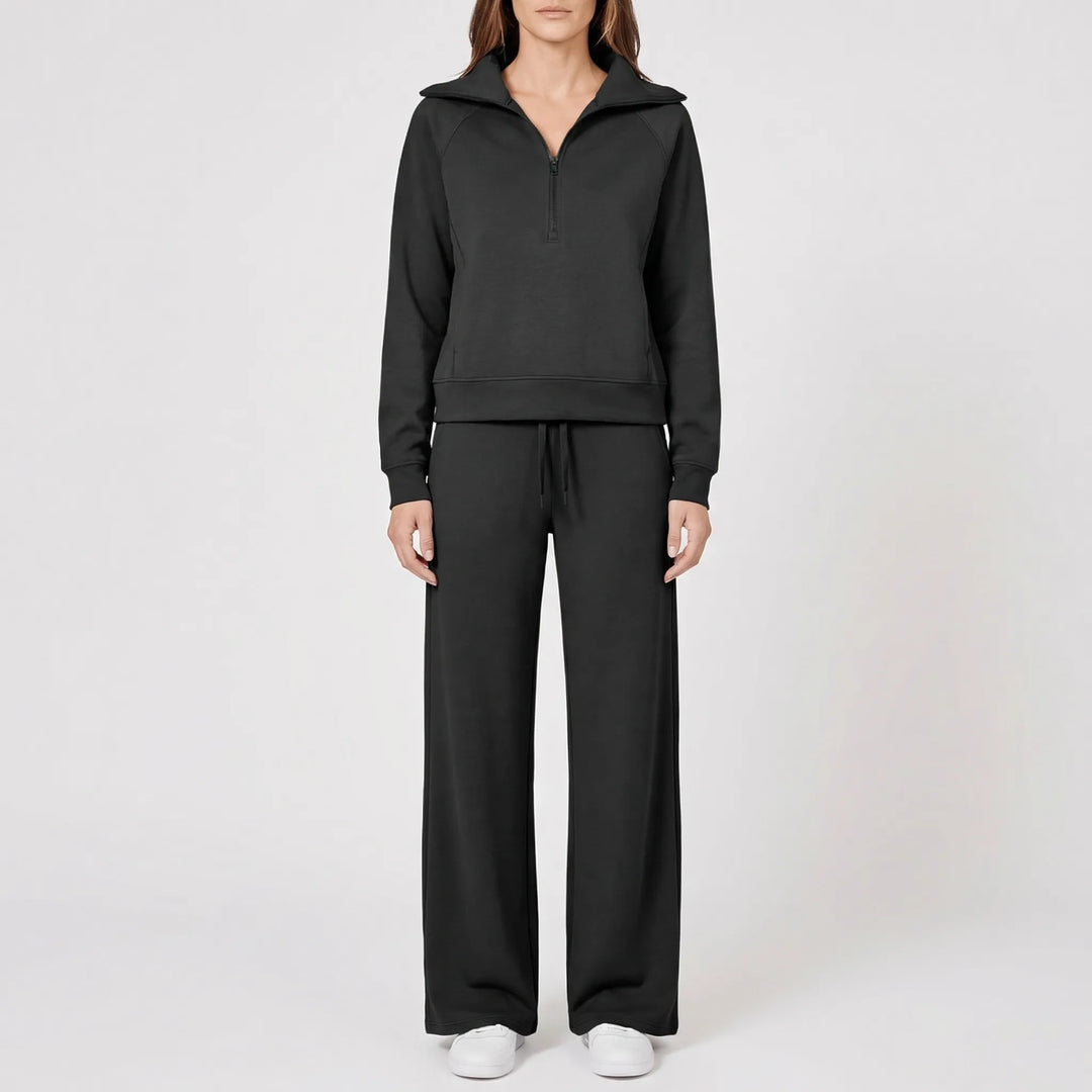 Lounivé - 2-Piece Half-Zip Lounge Set