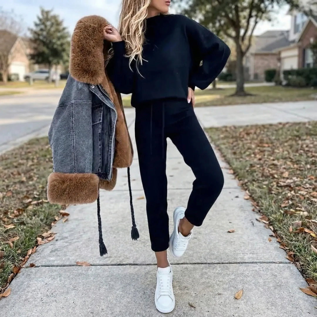 Lounovex - Matching Sweatshirt And Jogger Set