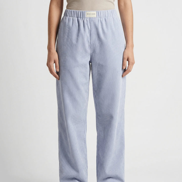Lounvara - Relaxed Fit Elastic Waist Lounge Pants