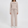 Mock Neck Långärmad Lounge Set