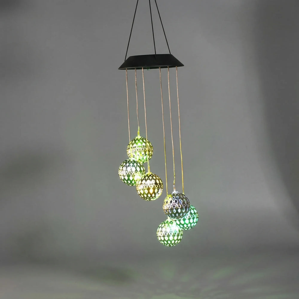 Lumiorb - Solar-Powered Color-Changing Orb Wind Chime