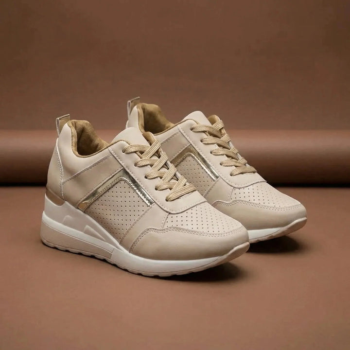 Lunivex - Wedge Sneaker With Lace-Up Closure