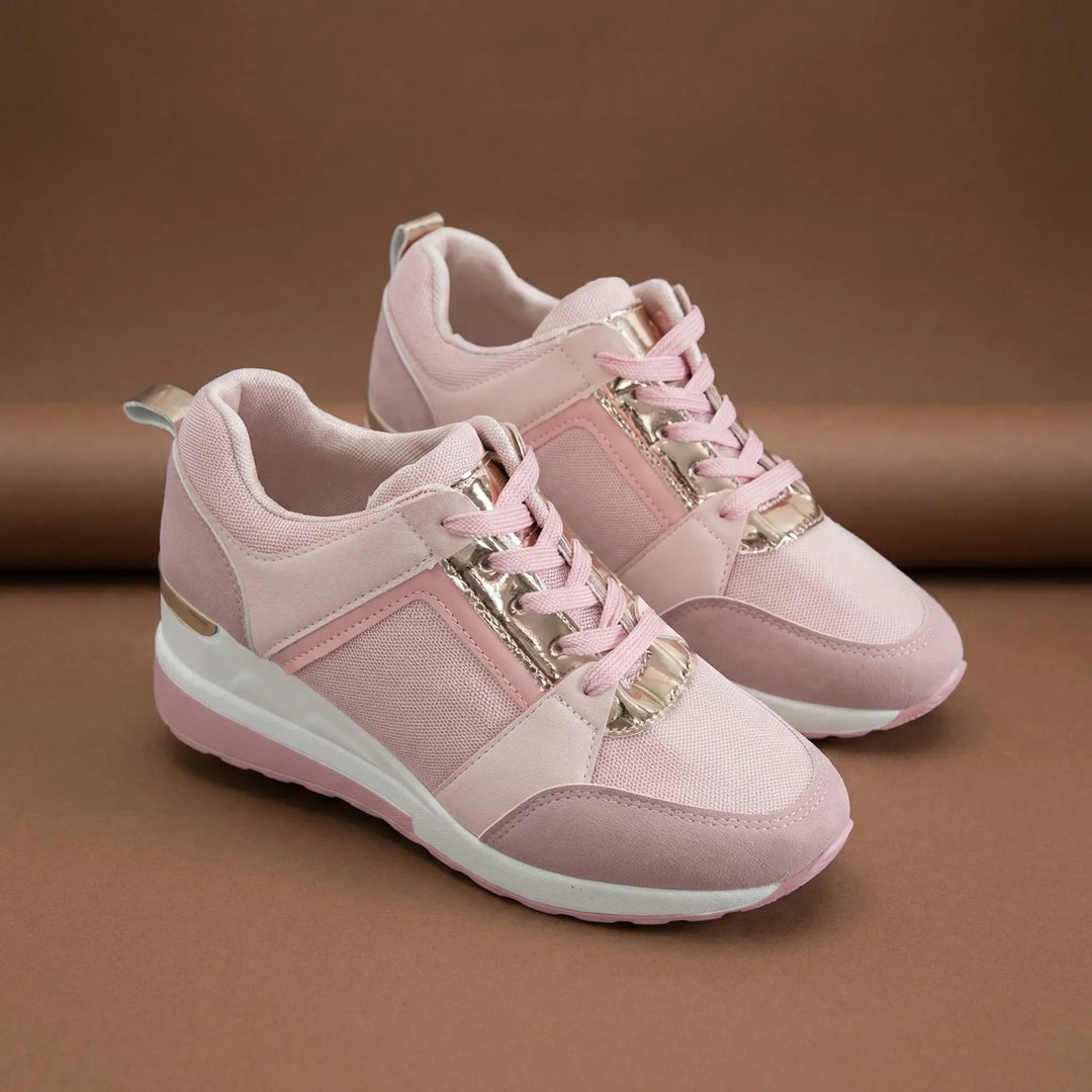 Lunivex - Wedge Sneaker With Lace-Up Closure