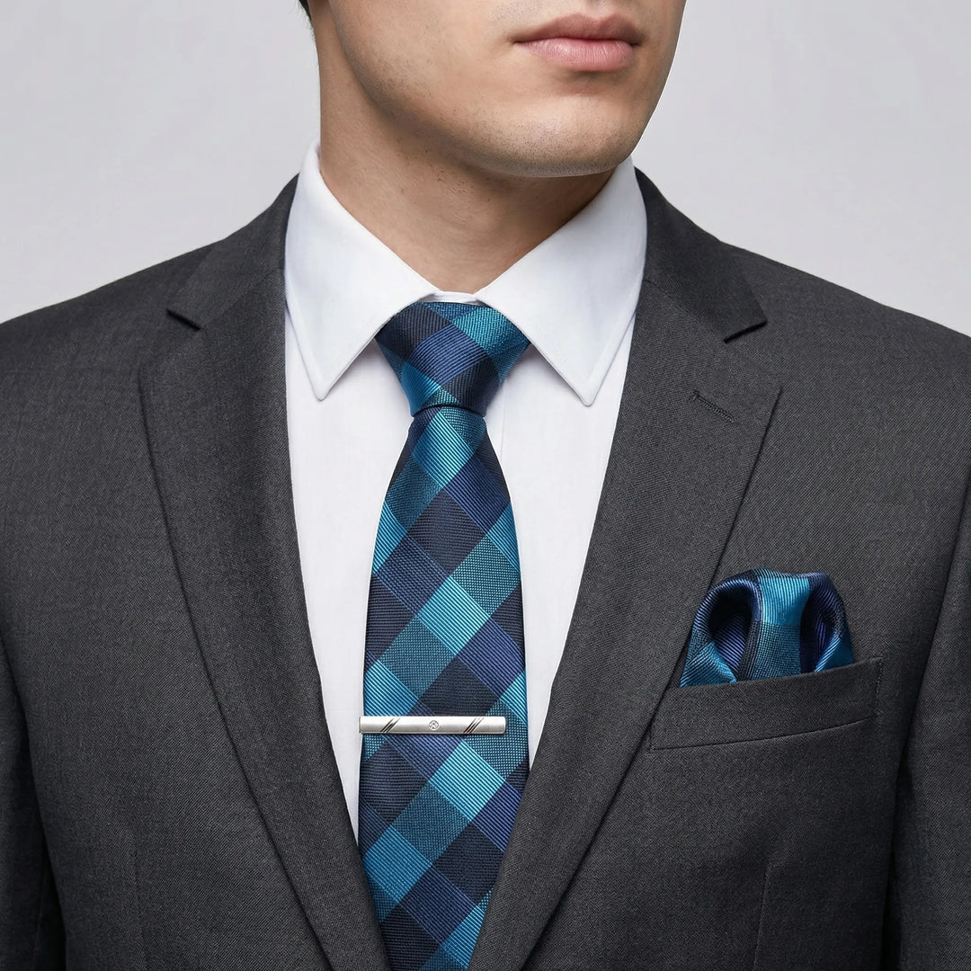 Luxavio - 4-Piece Woven Necktie Gift Set