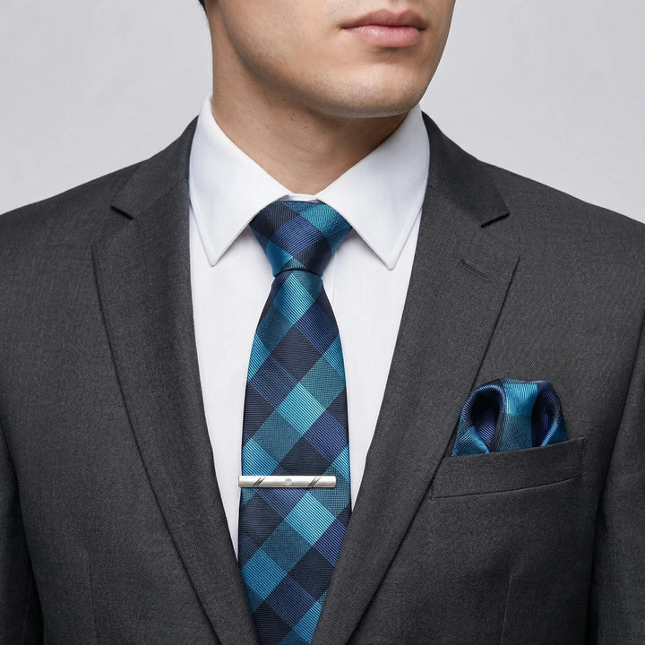 Luxavio - 4-Piece Woven Necktie Gift Set
