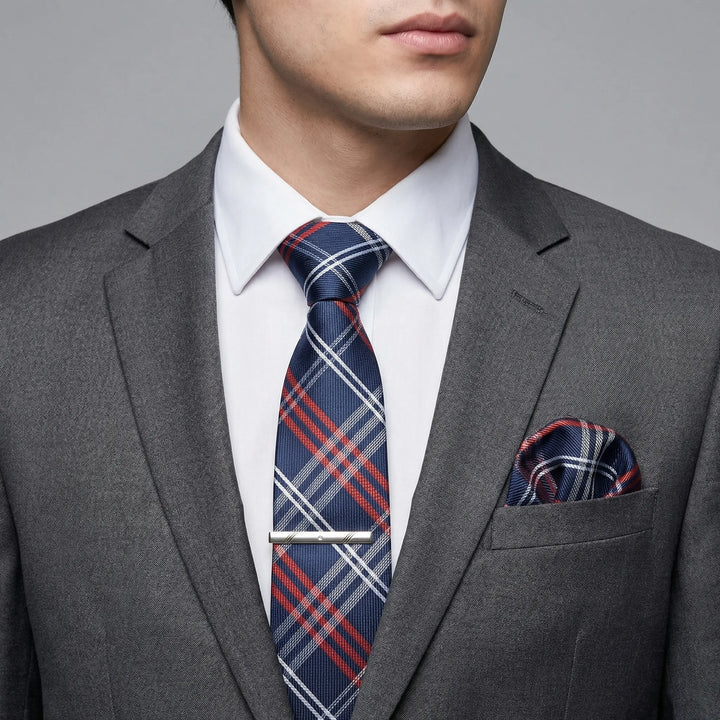 Luxavio - 4-Piece Woven Necktie Gift Set