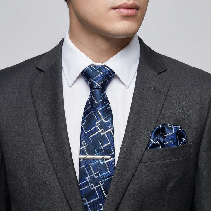 Luxavio - 4-Piece Woven Necktie Gift Set