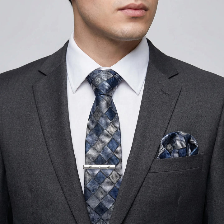 Luxavio - 4-Piece Woven Necktie Gift Set