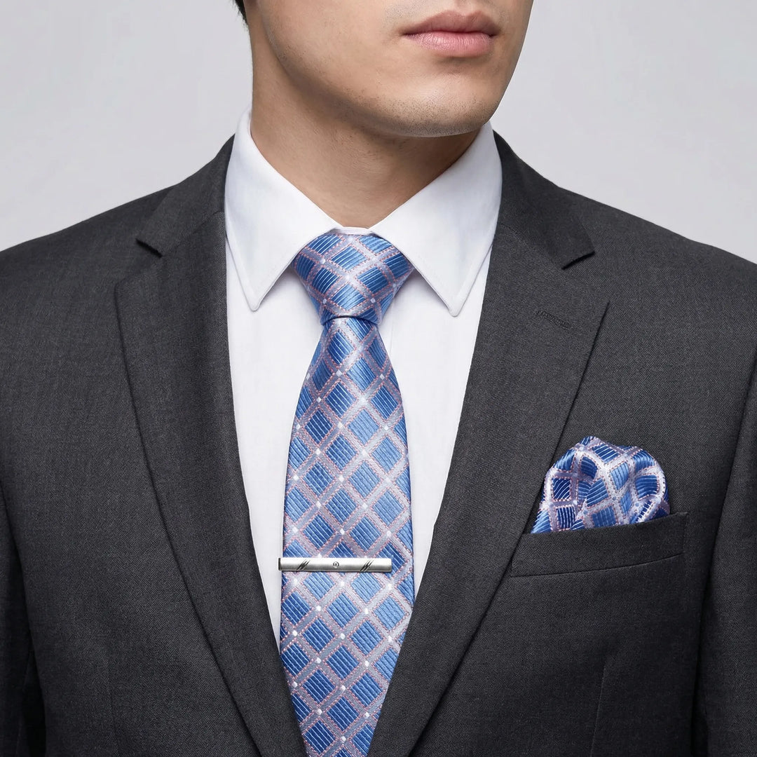 Luxavio - 4-Piece Woven Necktie Gift Set